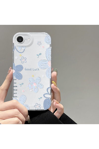 ARTISHELL iPhone 16e Uyumlu Kelebek Çiçek Desenli Şık Saydam Silikon Telefon ...
