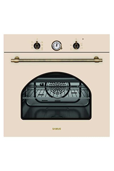 Samus Built-in oven SC620VTV 2200W 56L Electric Class A Timer Fan Vintage Beige