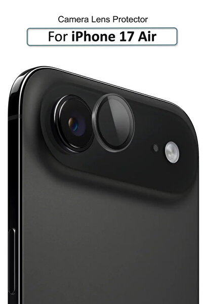 Generic Apple iPhone 17 Air - Premium Camera Lens Protector - Black