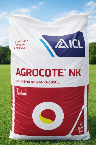 ICL AGROCOTE NK 26-0-5+6CaO+2MgO+18SO3 Kontrollü Yavaş Salınımlı Çim Ve Bitki...