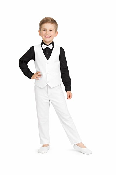 Nacar Erkek Çocuk 23 Nisan&29 Ekim Yelekli Gösteri Takım - 23Nisan Alt-Üst Takım