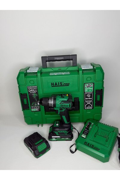 hais pro HAISPRO Profesyonel Vidalama Matkap 21 V 2.0 Ah Çift Akülü