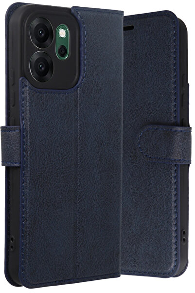 NewFace حافظة NHRHLS Reno 14F Trend S Plus (130902) - أزرق داكن