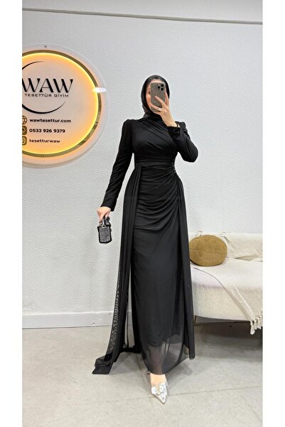 waw tesettür Yarin Abiye Elbise
