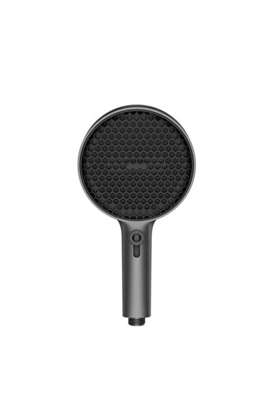 MIXSNOW رأس دش يدوي مزود بفوهات سيليكون - رأس دش يدوي مطلي باللون الأسود