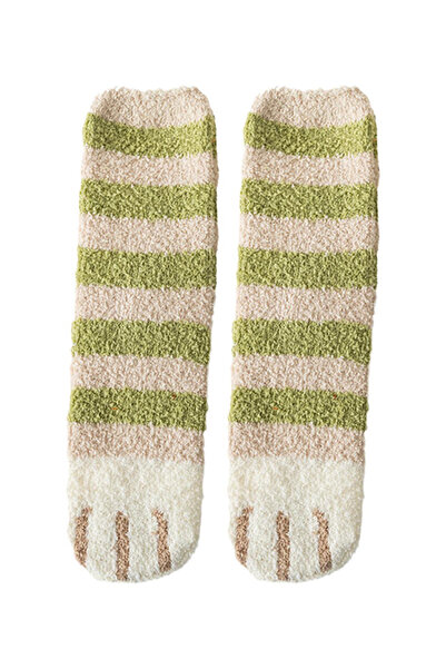 EFAYN.RO Women's socks, fluffy and warm model, with funny print, size 38 - 42...