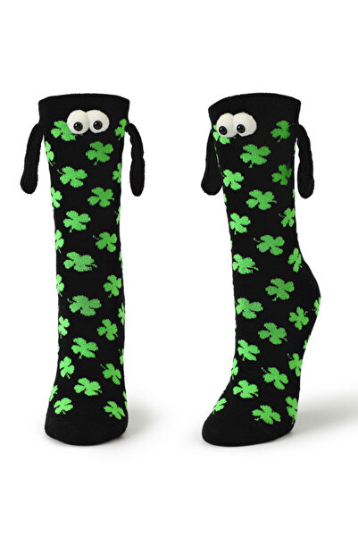 EFAYN.RO Funny socks, cheerful pattern with magnetic hands and eyes, unisex, ...