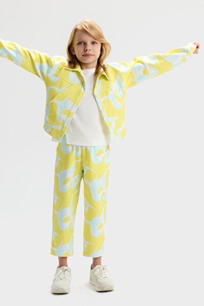 nk kids طقم بنطلون بناتي 2 قطعة 26YNK3153151507