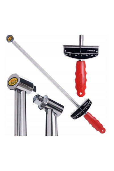 Kraft Swivel torque wrench, 1/2" 0-300Nm,