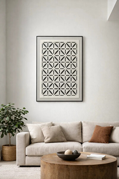 MARIA HOMES Decorative Wall Panel 120×80 cm – Modern Geometric Design Art