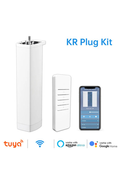 Choice محرك ستائر ذكي كهربائي قصير من الجيل الثاني بتقنية Zigbee Wifi/Zigbee،...