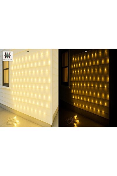 HOME ICON 204 LED Mesh Net Lights (2-Pack) | 3m x 2m Waterproof Outdoor Netti...