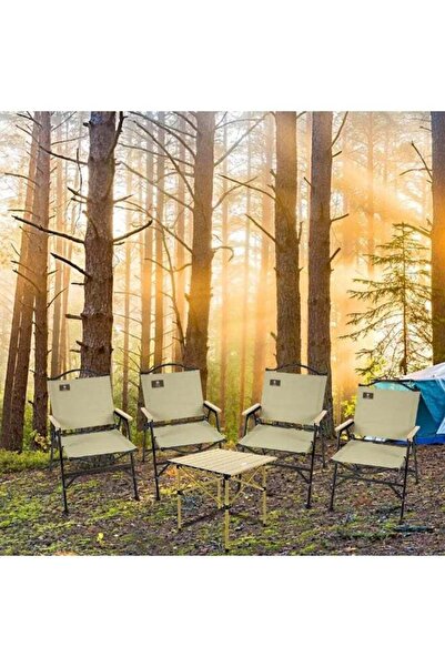 TOBYS Toby’s Combo 1 Folding Chairs & Table Set – Lightweight Outdoor Camping...