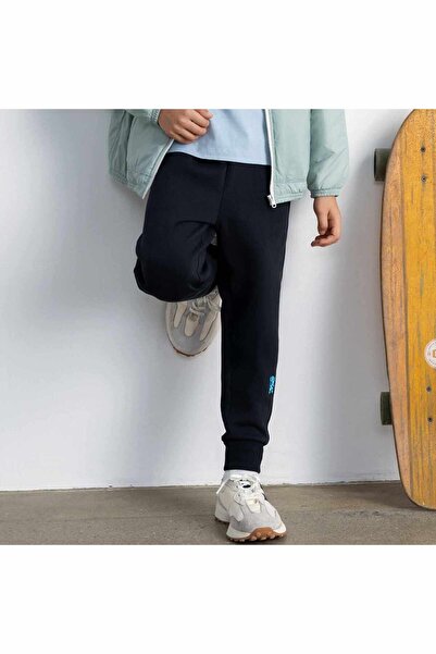 Giordano بنطلون رياضي محبوك ناعم متشابك بتصميم مدبب عادي للصغار