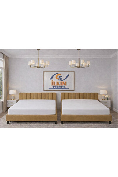 cs ilkim طقم ملاءات سرير من القطن الممشط من كومفورد، قطعتين، مقاس 100x200