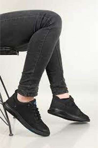 Hammer Jack Comfortable Lace-Up Daily Casual Shoes Black Shoes