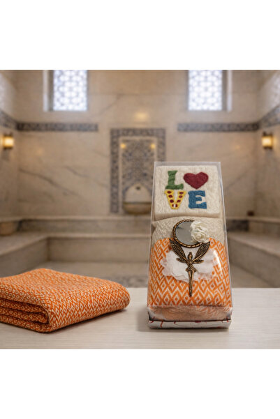 Hediye Hamamı 14 Şubat Sevgililer Günü Hediyesi – El Yapımı Hamam Seti, Peşte...