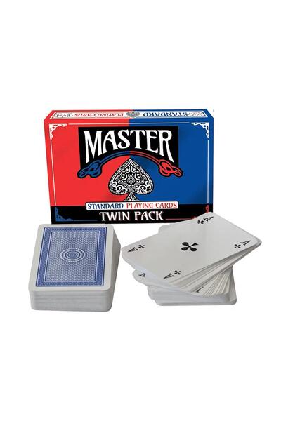 Ks Games Master Standart Oyun Kağıdı İskambil Briç Oyun Kağıdı (2 Li 1 Paket)...