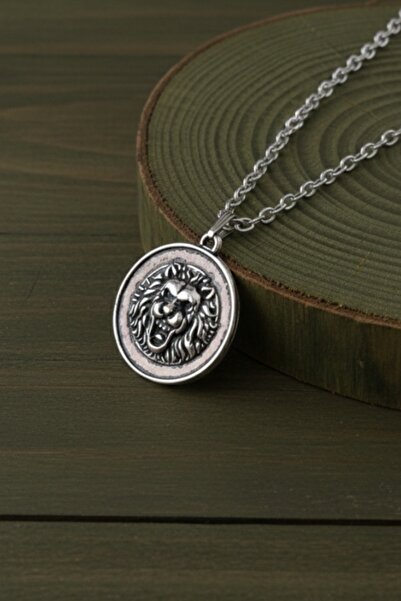 AB Takı Lion Design Necklace Men's Necklace Fashion Necklace