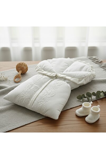 Al Fajr Babys قماط دانتيل فاخر للأطفال حديثي الولادة