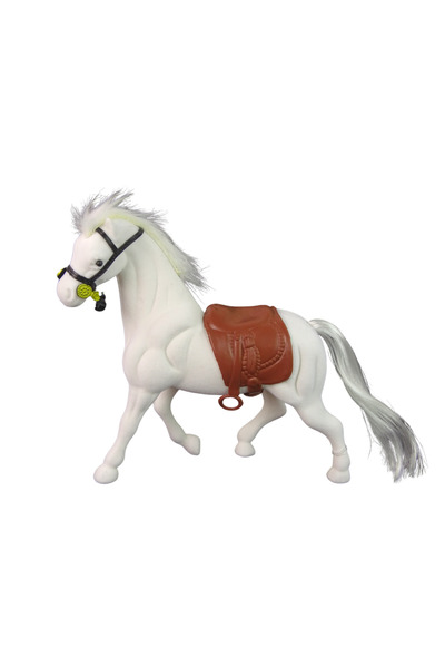 Three top online Figurină de fermă cu cal de șa albă