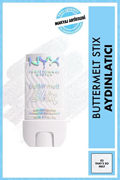 NYX Professional Makeup Buttermelt Stix Highlighter - Kremsi Stick Aydınlatıc...