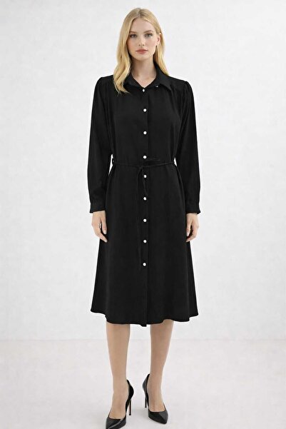 MODA Cotton Tunic, Imported Cotton Tunic, Tunic with Tie-On Cuffs