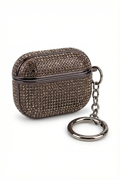 G-NEXT (إيربودز برو 2) غطاء حماية لامع متوافق مع سماعات الأذن مزود بحلقة مفاتيح