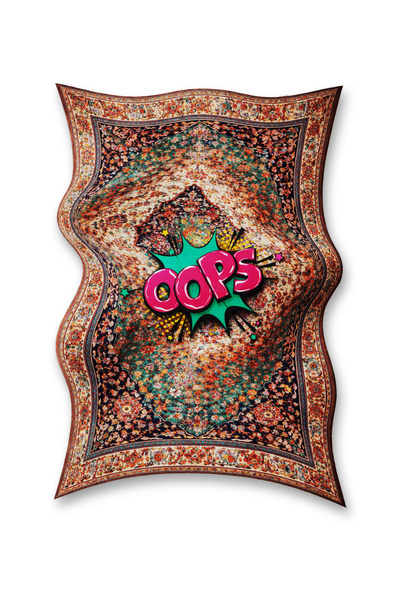 Rugs Modern Halı MOSSO Dalgalı Geleneksel Desenli Dokuma Taban Modern Dekorat...