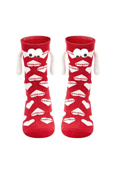 EFAYN.RO Funny socks, pattern with magnetic hands and eyes, unisex, size 36-4...