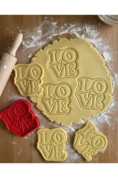 Nova lab Love Yazılı Sevgililer Günü / Özel Günler İçin Kurabiye ve Şeker Ham...