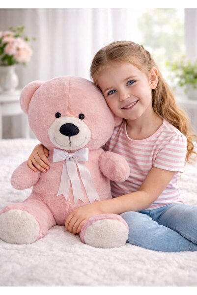 Heribom 50 Cm Elyaf Dolgulu Toscano İthal Kumaş Pofuduk Sevimli Ayıcık Peluş ...