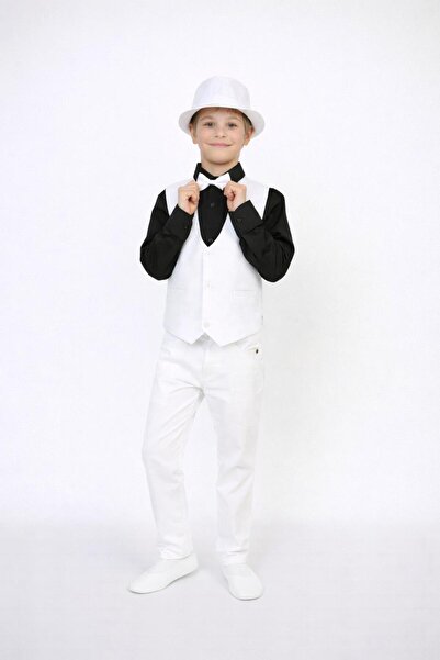 NACAR STORE Boy's Performance Outfit April 23 Suit Vest Shirt Pants Bow Tie