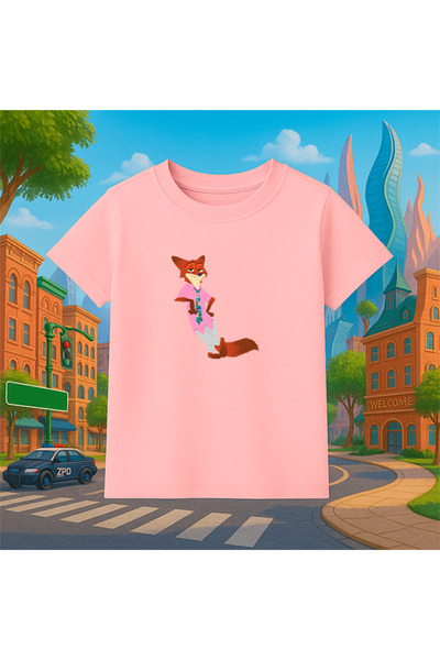 genosha Children's Tshirt 100% Cotton Popular Cartoon Character Patterned Tre...