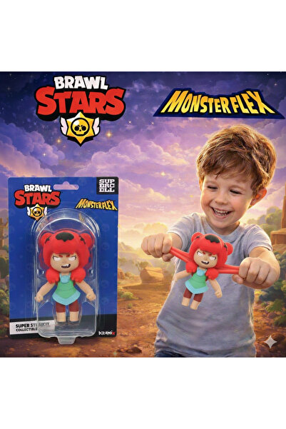 BRAWL STARS مجسم مونستر فليكس فائق المرونة - نيتا