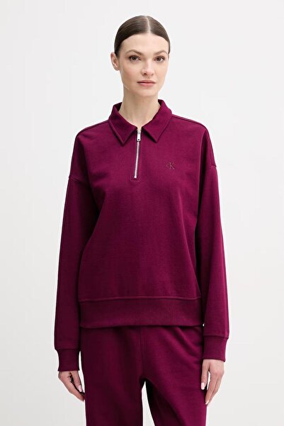 Calvin Klein Ls Archive Terry 1/4 Zip Polo Sw