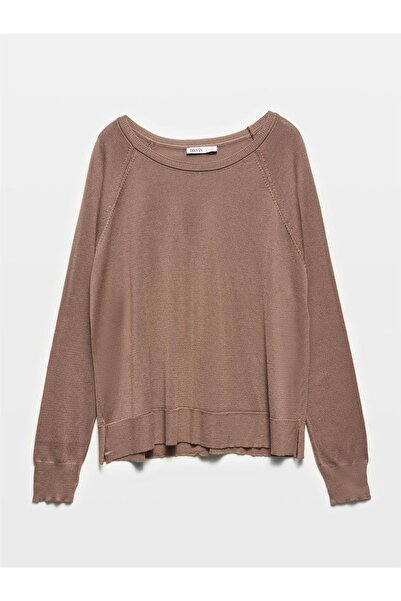 MU&ME BOUTİQUE Sweater Circular Necklace Thin Knitwear