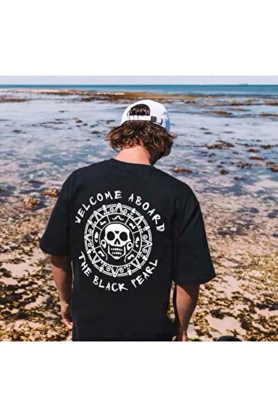 LELVANİ ΑΝΔΡΙΚΟ ΜΠΛΟΥΖΑΚΙ ΜΕ ΣΤΑΜΠΑ  "WELCOME ABOARD THE BLACK PEARL "