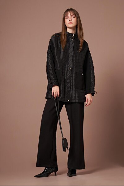 FTZ WOMEN Women's Quilted Suit Black 31289