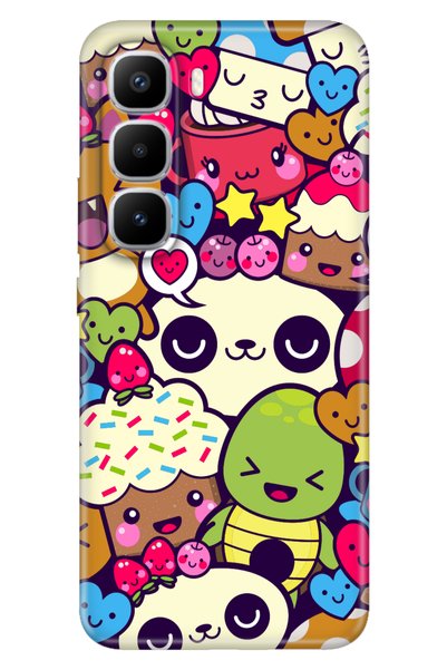 TECNO Infinix Hot 60 Pro+ Plus Case Patterned Silicone Printed Cover Cute Cre...