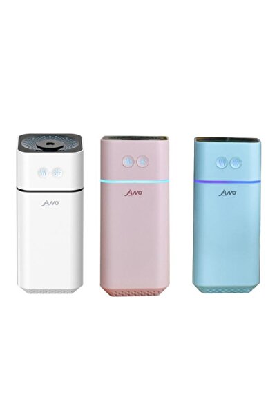 JANO جهاز ترطيب هواء كهربائي مع شاحن USB من جانو، أبيض، وردي، أزرق، D19