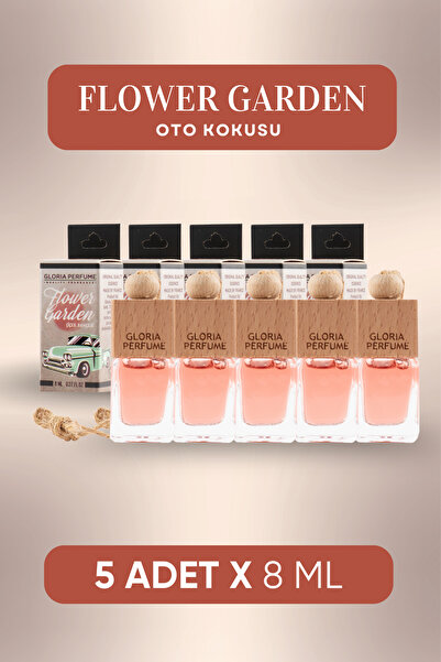 Gloria Perfume Çiçek Bahçesi Oto Kokusu 5x8 ml