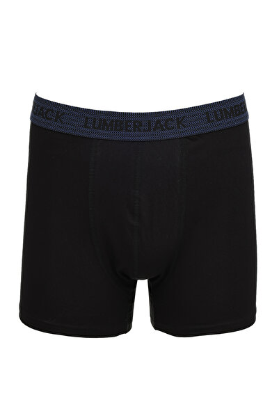 lumberjack MB DUZ 3LU 30NK301 5PR Siyah Erkek Boxer