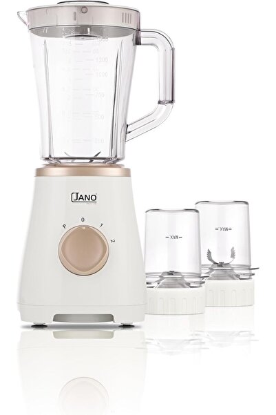 JANO JN06020 Electric Blender with Grinder, 600W, White