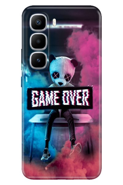 TECNO Infinix Hot 60 Pro+ Plus Case Colorful Silicone Printed Tpu Game over