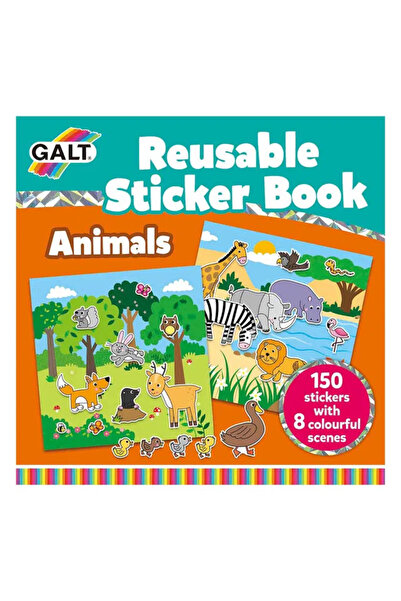 Galt Набір багаторазових наклейок «Тварини» 3 роки+