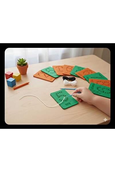 KESKİN NAKIŞ مجموعة خياطة تعليمية للأرقام المصنوعة من اللباد