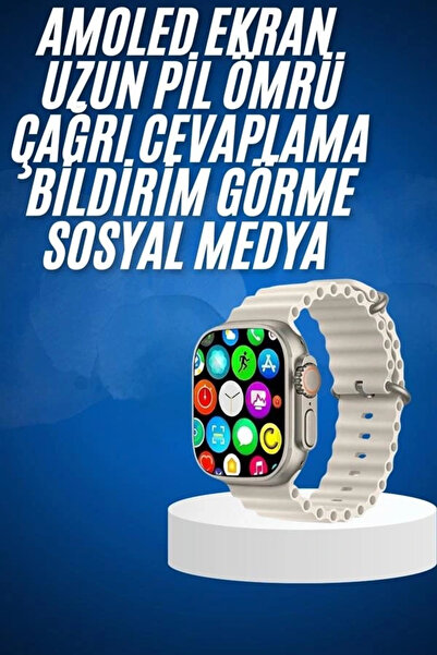 shopwave Yeni Nesil Bluetooth Bağlantılı Akıllı Saat Sosyal Medya Girişli Uyk...