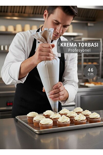 Jet's Home Professional 46 cm Cream Bag Cloth – Mass Production and Fast Cake...