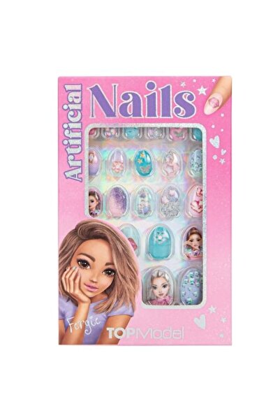 Top Model Set unghii artificiale, Top Model, 24 buc, multicolore